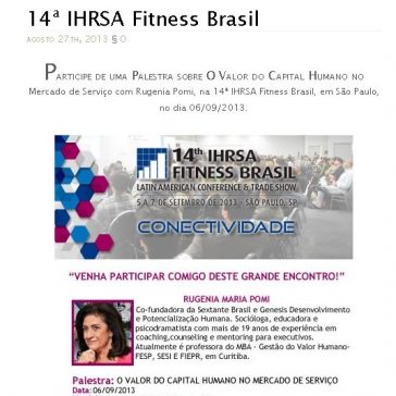 14ª IHRSA Fitness Brasil – Código RH