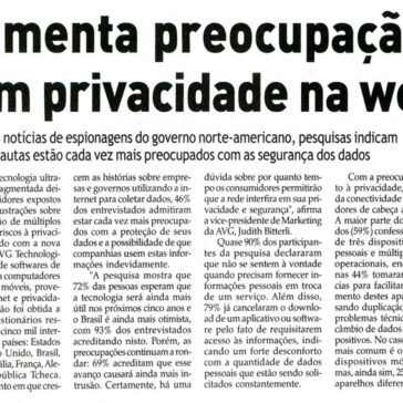 Aumenta preocupação com privacidade na web – BemParaná