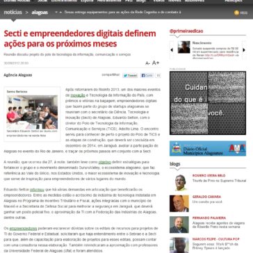Secti e empreendedores digitais definem ações para os próximos meses – Primeira Edição