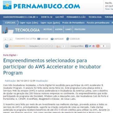 Empreendimentos selecionados para participar do AWS Accelerator e Incubator Program – Diário de Pernambuco
