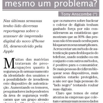 A impressão digital é mesmo um problema? – Empresas e Negócios