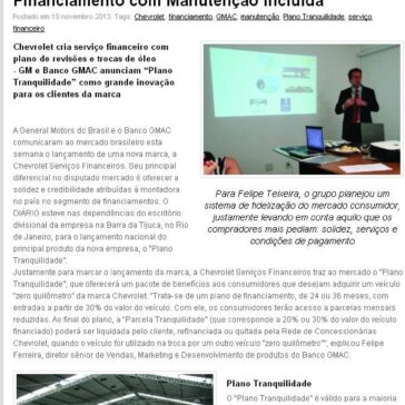 Financiamento com Manutenção incluída – Net Diário