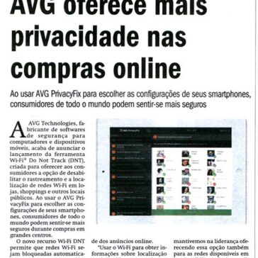 AVG oferece mais privacidade nas compras online – Jornal de Jundiaí