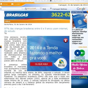 97% das crianças brasileiras entre 6 e 9 anos usam internet, diz estudo – Camaçari Notícias