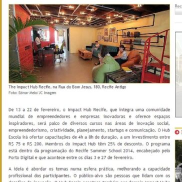 Recife recebe maratona de cursos de inovação e empreendedorismo, no Impact Hub – Jornal do Commércio