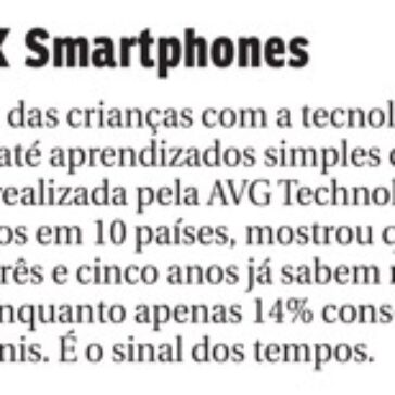 Cadarços X Smartphones – Jornal Commércio