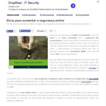Dicas para aumentar a segurança online – Agência Notícias
