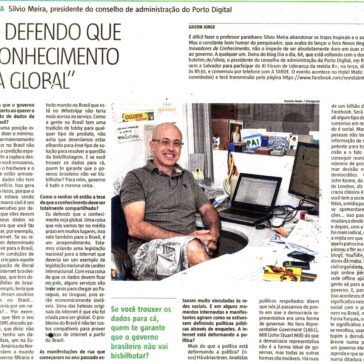 “Eu defendo que o conhecimento seja Global”