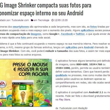 AVG Image Shrinker compacta suas fotos para economizar espaço interno no seu Android – Boa Informação
