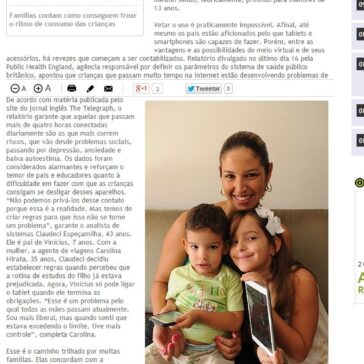 Tecnologia em excesso afeta a saúde física e mental das crianças – Saúde Plena