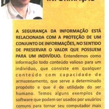 ESTRATÉGIAS PARA SEGURANÇA DA INFORMAÇÃO – Jornal de Jundiaí