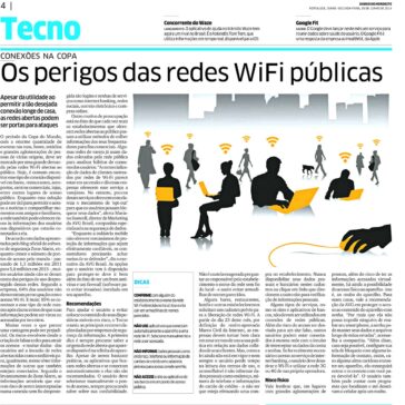 Os perigos das redes WiFi públicas – Diário do Nordeste Impresso
