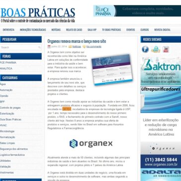 Organex renova marca e lança novo site – Boas Práticas
