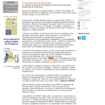 Núcleo do Parque Tecnológico de SP está pronto para instalação de empresas – Jornal da Ciência