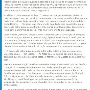 Conheça os riscos e limites na exposição dos filhos nas redes sociais – Goiás Net