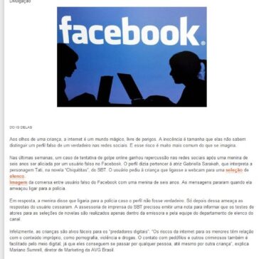 Diálogo e orientação protegem crianças de assédio na internet – A Cara de Vitória