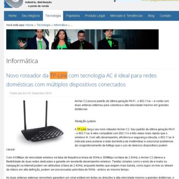 Novo roteador da TP-Link com tecnologia AC é ideal para redes domésticas com múltiplos dispositivos conectados – Lyderis