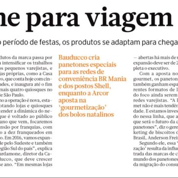 Panetone para viagem – Brasil Econômico