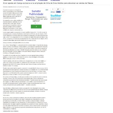 Arcor aposta em licença exclusiva e na ampliação da linha de Ovos Adultos para alavancar as vendas de Páscoa – Agregario