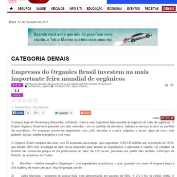 Empresas do Organics Brasil investem na mais importante feira mundial de orgânicos – SEGS