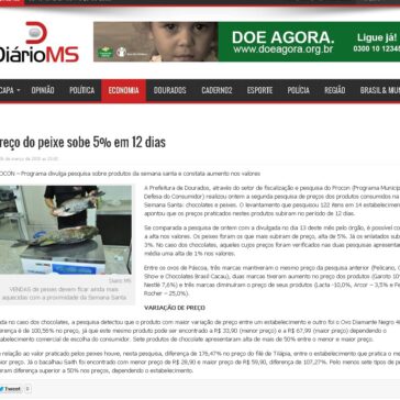 Preço do peixe sobe 5% em 12 dias – Diário MS