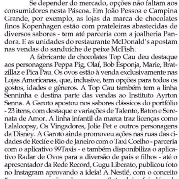 Páscoa de oportunidades – Correio da Paraíba