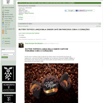 Butter Toffees lanca bala sabor café em parceria com a 3 Corações – Peabirus