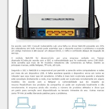 Pesquisadores descobrem vulnerabilidade que pode afetar milhões de roteadores – Hardware
