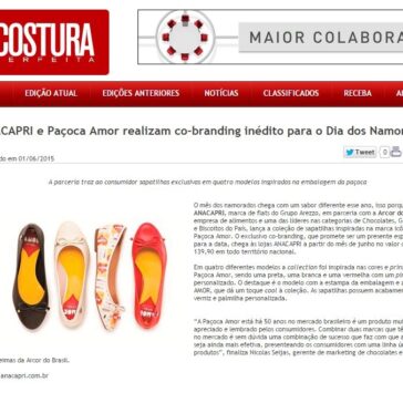 ANACAPRI e Paçoca Amor realizam co-branding inédito para o Dia dos Namorados – Costura Perfeita