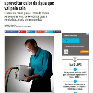Engenheiro cria aparelho para aproveitar calor da água que vai pelo ralo – Época