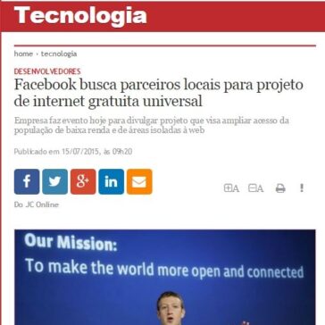 Facebook busca parceiros locais para projeto de internet gratuita universal – Jornal do Commércio