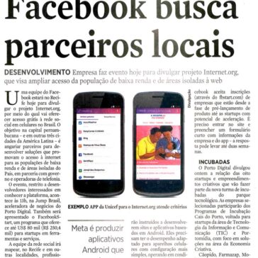 Facebook busca parceiros locais – Jornal do Commércio