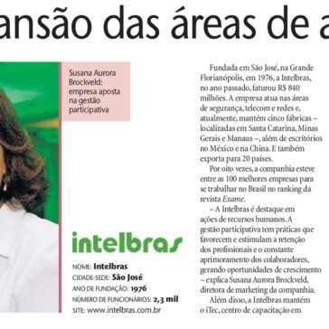 Expansão das áreas de atuação