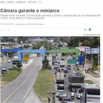 Câmara garante o miniarco – Folha Pe