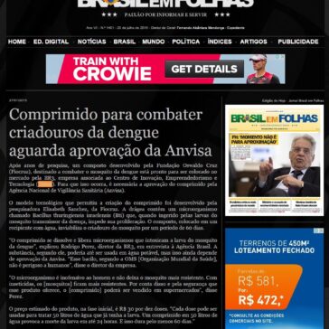 Comprimido para combater criadouros da dengue aguarda aprovação da Anvisa – Brasil em Folhas