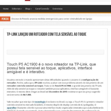 TP-Link lançou um roteador com tela sensível ao toque – Conexão Penedo