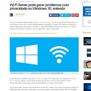 Wi-Fi Sense pode gerar problemas com privacidade no Windows 10; entenda – Tech Tudo