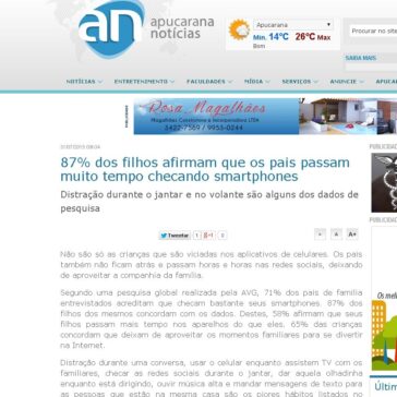 87% dos filhos afirmam que os pais passam muito tempo checando smartphones – AN Notícias