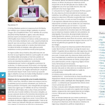 PEQUENOS DADOS, GRANDES RISCOS – Empresas e Negócios