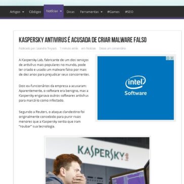 Kaspersky Antivirus é acusada de criar malware falso – Código Fonte