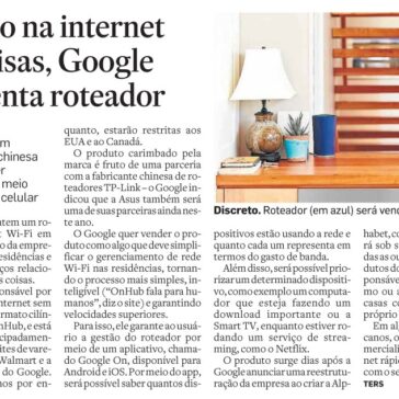 De olho na internet das coisas, Google apresenta roteador – O Estado de São Paulo