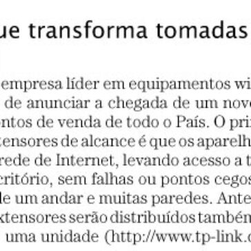 Extensor que transforma tomadas em pontos de Internet – Empresas e Negócios