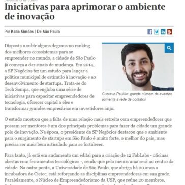 Iniciativas para aprimorar o ambiente de inovação – Valor