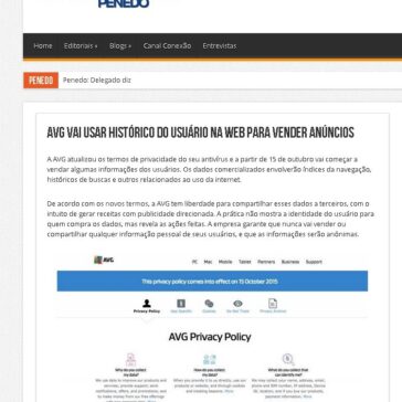 AVG vai usar histórico do usuário na web para vender anúncios – Conexão Penedo