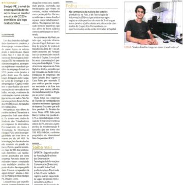 TI gera mais de 3 mil empregos – Folha de Pernambuco – Página 10