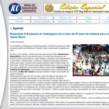 Exposição A Evolução do Videogame leva mais de 40 anos de história para a Brasil Game Show – Jornal da Comunicação Coorporativa