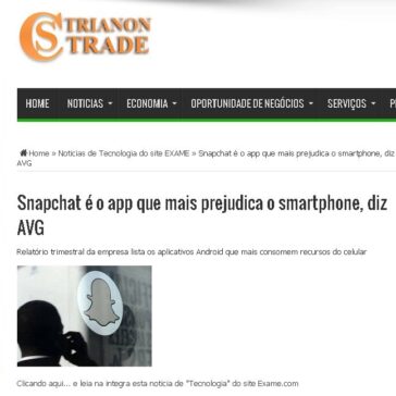 Snapchat é o app que mais prejudica o smartphone, diz AVG – Trianon Trade