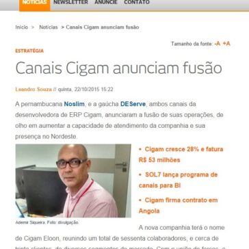 Canais Cigam anunciam fusão – Baguete