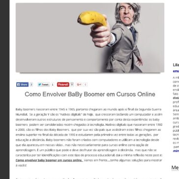 Como Envolver Baby Boomer em Cursos Online – Secretaria de Educação a Distância