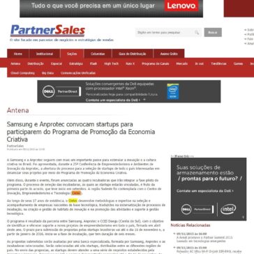 Samsung e Anprotec convocam startups para participarem do Programa de Promoção da Economia – Partner Sales